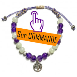 Bracelet Boules Macramé en...