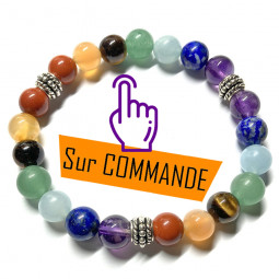 Bracelet Boules 7 Chakras...
