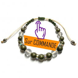 Bracelet Boules Macramé en...