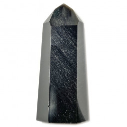 Pointe en Obsidienne Argentée de 130 Grammes