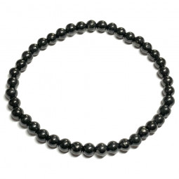 Bracelet en Shungite - Boules 4 mm