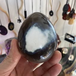 Oeuf en Agate - 410 grammes
