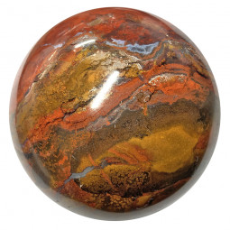 Sphère en Jaspe Rouge - 68 mm