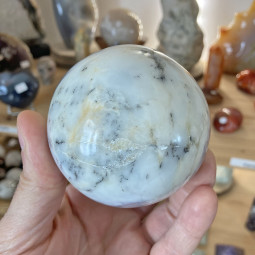 Sphère en Agate Dendrite - 433 Grammes