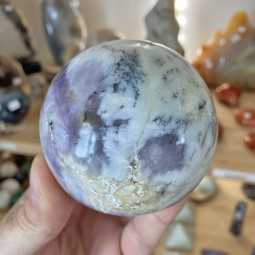 Sphère en Agate Dendrite - 433 Grammes