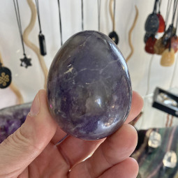 Oeuf en Lépidolite Violette - 230 Grammes