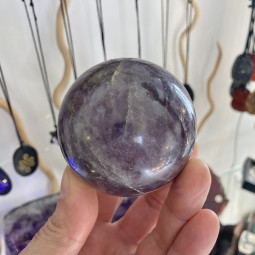 Sphère en Lépidolite Violette - 326 Grammes