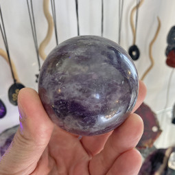 Sphère en Lépidolite Violette - 326 Grammes