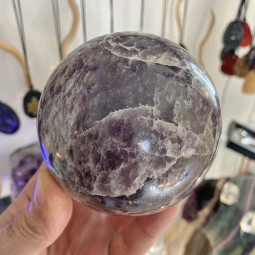 Sphère en Lépidolite Violette - 780 Grammes