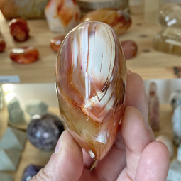 Coeur en Cornaline 320 Grammes