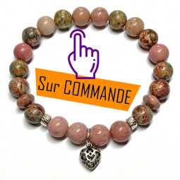 Bracelet Boules en Jaspe...