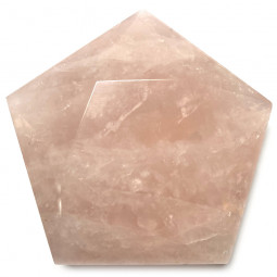 Pentagramme en Quartz Rose - 86 grammes