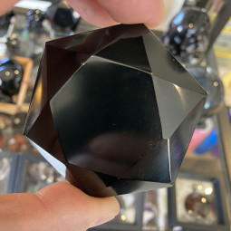 Hexagone en Obsidienne Noire - 110 grammes
