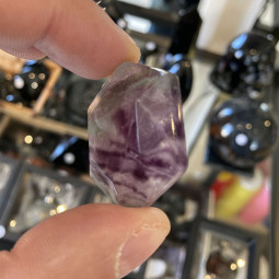 Hexagone en Fluorite Multicolore - 26 Grammes