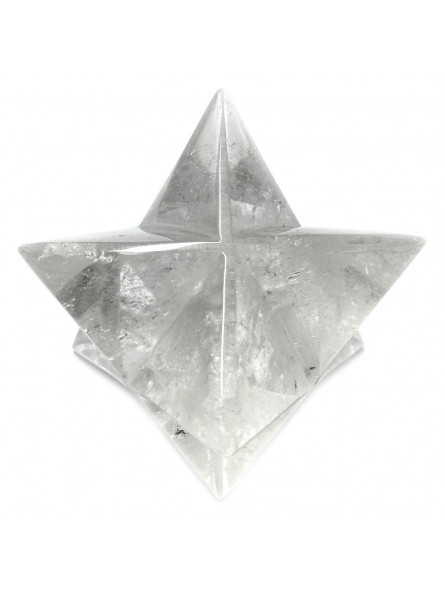 Merkaba en Cristal de Roche - 236 Grammes