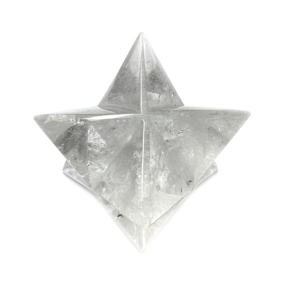 Merkaba en Cristal de Roche - 236 Grammes