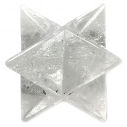 Merkaba en Cristal de Roche - 370 Grammes