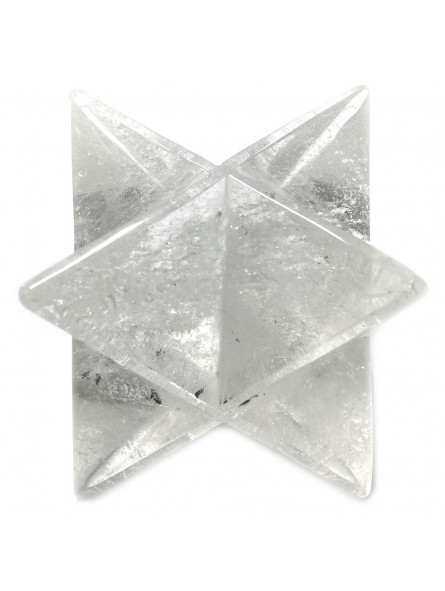 Merkaba en Cristal de Roche - 236 Grammes