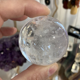 Sphère en Cristal de Roche du Brésil - 177 Grammes