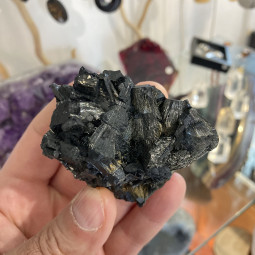 Macle de Tourmaline Noire - Schorl Brut - 144 Grammes