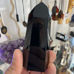 Pointe en Obsidienne Noire - 154 Grammes