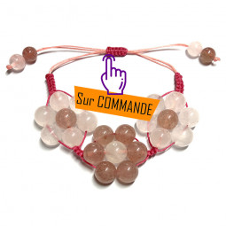 Bracelet Boules Macramé en...
