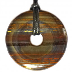 Pendentif Donut en Oeil de Fer