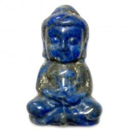 Statuette Bouddha en Lapis-Lazuli