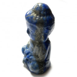 Statuette Bouddha en Lapis-Lazuli