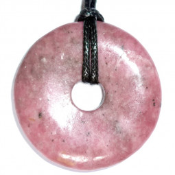 Pendentif Donut en Rhodonite