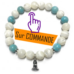 Bracelet en Nacre & Turquoise