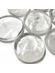 Galet Plat de Cristal de Roche pour Chakra