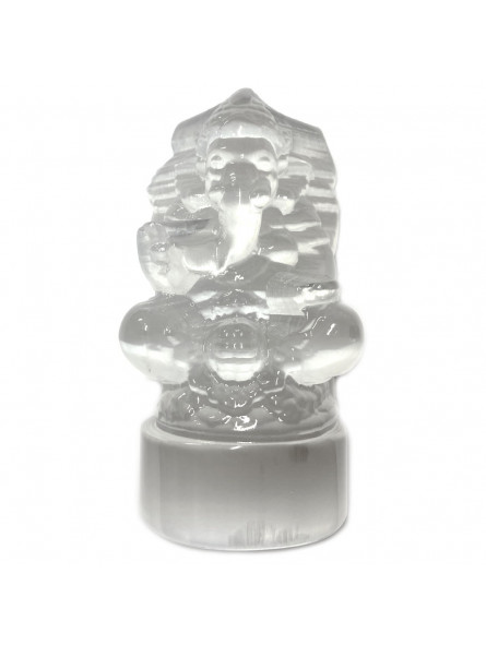 Statuette Ganesh en Sélénite