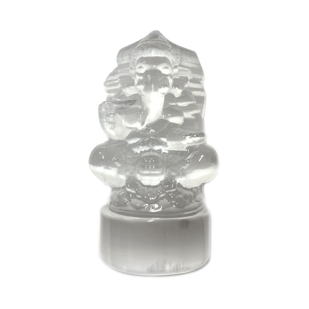 Statuette Ganesh en Sélénite