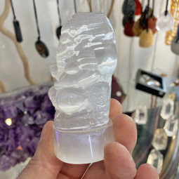 Statuette Ganesh en Sélénite