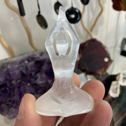 Statuette Yoga en Sélénite