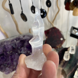 Statuette Yoga en Sélénite