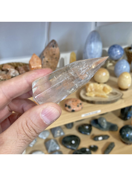 Pointe Vogel en Cristal de Roche - 8 cm