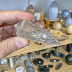 Pointe Vogel en Cristal de Roche - 8 cm
