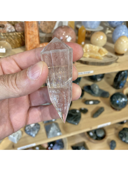 Pointe Vogel en Cristal de Roche - 8 cm