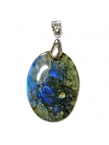 Pendentif en Labradorite - Forme ovale