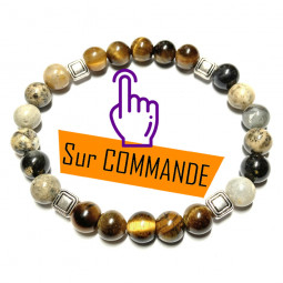 Bracelet en Oeil de Tigre &...