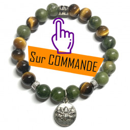 Bracelet Boules en Oeil de...