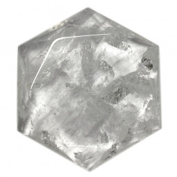 Hexagone en Cristal de Roche - 40 Grammes