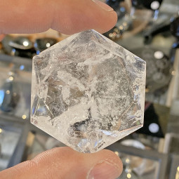 Hexagone en Cristal de Roche - 40 Grammes