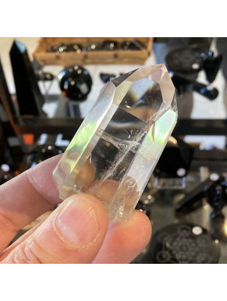 Pointe en Cristal de Roche - 90 Grammes
