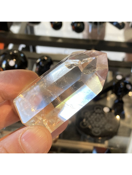 Pointe en Cristal de Roche - 90 Grammes