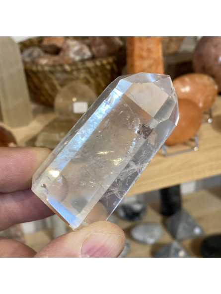Pointe en Cristal de Roche - 80 Grammes