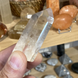 Pointe en Cristal de Roche - 80 Grammes