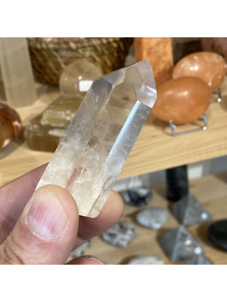 Pointe en Cristal de Roche - 80 Grammes